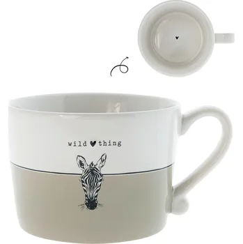 Bastion Collections Hrnek WILD THINK in black/titane, 300ml b320090