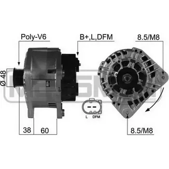 Auto-moto ERA Alternátor ERA 210410A + DOPRAVA ZDARMA!