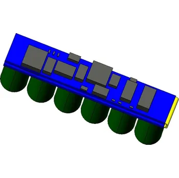 Vláček a vláčkodráha PowerPack MiniXS, Energiespeicher mit MCU für LokPilot 5 / LokSound 5, 6*0.22F/2.7V, 25.5 x 4.5 x 13.5mm - expresní doprava