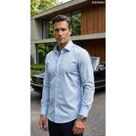 EGO MAN košile pánská RE-101-03 regular fit XL světle modrá