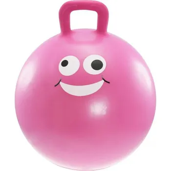 Gymnastický míč Lifefit Dětský skákací míč Jumping Ball 45 cm růžový (VÝPRODEJ)