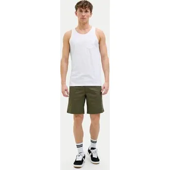 Oblečení a móda Jack & Jones Tank top Jake 12270577 Bílá Regular Fit XXL
