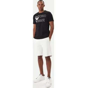 Pánské oblečení Emporio Armani T-Shirt EM000574 AF20434 UC001 Černá Regular Fit M