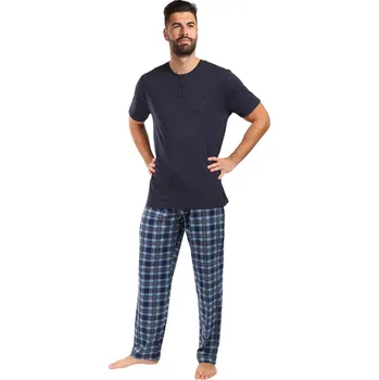 Pánské pyžamo Pánské pyžamo Nedeto modalové vícebarevné (1NADV1) L Možnost vrácení zboží ZDARMA do 120 dnů!