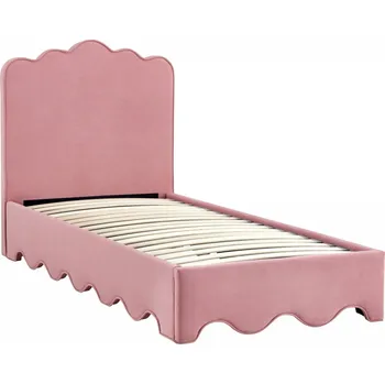 Postel Jednolůžková čalouněná postel Orso 90x200 růžová