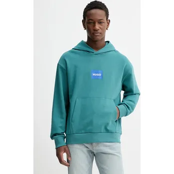 Dámská mikina Bavlněná mikina Hugo Blue Nayohood 50556613 tyrkysová 69A, vel. XS