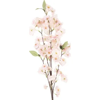 umělá květina Větvička třešeň s růžovými květy Cherry Blossom - 10*12*90 cm