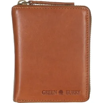 Peněženka Kožená peněženka na zip Greenburry 2521-24