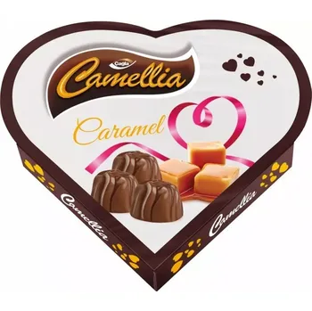 Čokoláda Alyan Camellia Bonboniéra Srdce pralinky s karamelem 105g (Alyan Camellia Bonboniéra Srdce pralinky s karamelem 105g)