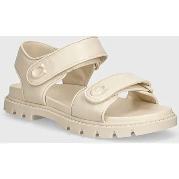 Dámské sandále Kožené sandály Coach Brynn CS094.CHK béžová 01X, EUR 40