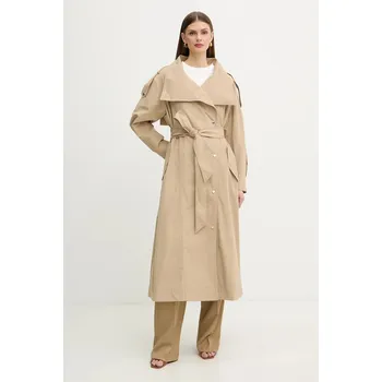 Dámský kabát Trench kabát BOSS Orange C Clarina 50552113 béžová 80X, vel. 38