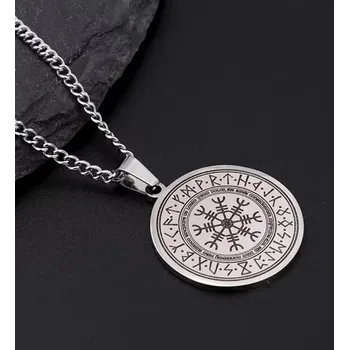 Řetízek Náhrdelník a přívěsek Vegvísir