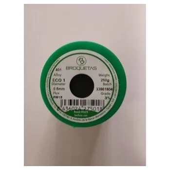 Páječka CÍN 0,5mm 250g Sn99,3Cu0,7 FLUX PW-15 PBFREE