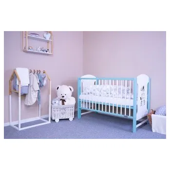 Dětský pokoj Dětská postýlka New Baby ELSA standard Zebra bílo-mátová