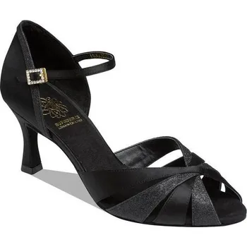 Pánská obuv Taneční boty Supadance 1535 satén černá podpatek 6,5 cm Velikost: 6