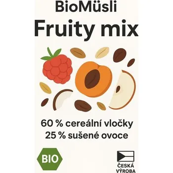 Sušená potravina BioMüsli - Fruity mix 300 g LES FRUITS DU PARADIS