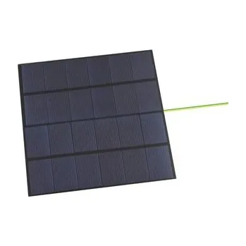 Fotovoltaický solární panel, 6V/700mA, 165x165mm, drátové vývody.