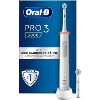 Elektrický zubní kartáček Oral-B PRO 3 3000 Sensitive Clean White JAS22 (760918)