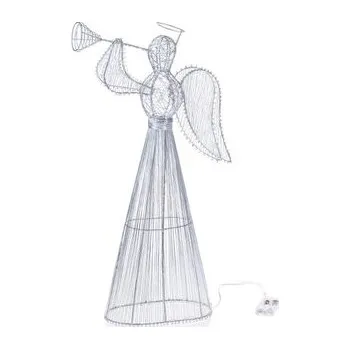 Bytová dekorace Kovový anděl s trubkou, 40 LED, 0/4 (cs, Dakls)