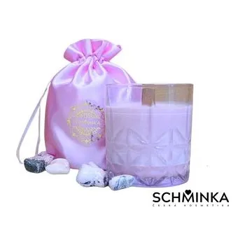 Svíčka Luxusní Sójová Svíčka 'POHLAZENÍ' s Dřevěným Knotem a Esenciálními Oleji