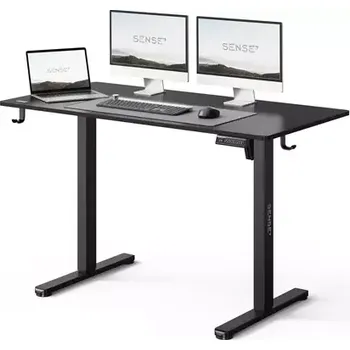 Psací stůl SENSE7 NOJO LIGHT Pracovní stůl černá (5902659847911)