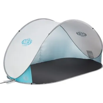 Slunečník NILS CAMP Samorozkládací plážový stan NC3174 šedý (VÝPRODEJ) + DÁREK