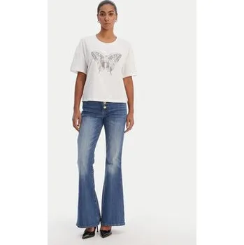 Moto kalhoty Fracomina Jeansy FR26SVA012D40102 Modrá Bootcut Fit 25