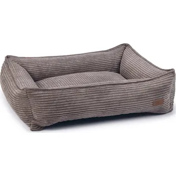 Pelíšek pro psa Designed by Lotte pelíšek pro psy Ribbed hnědý 80x70x22cm