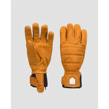 Rukavice Lyžařské Rukavice Hestra Alpine Leather Primaloft V Hnědé Barvě 32510-710