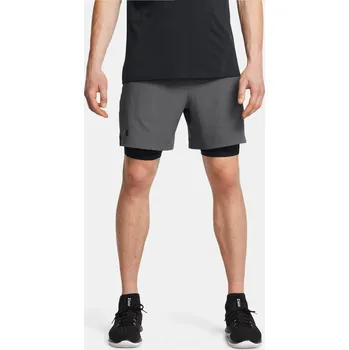 Pánské kraťasy Under Armour Pánské kraťasy UA Vanish Woven 2in1 Sts 1373764-025 Šedá LG