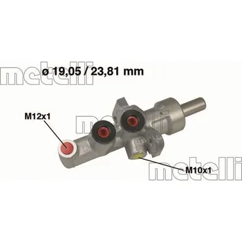Brzdový válec Hlavní brzdový válec METELLI 05-0619