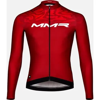 cyklistický dres MMR dres dlouhý rukáv červený S