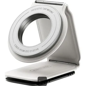 Magnetický držák do auta Baseus C02 Prime Trip na palubní desku bílý