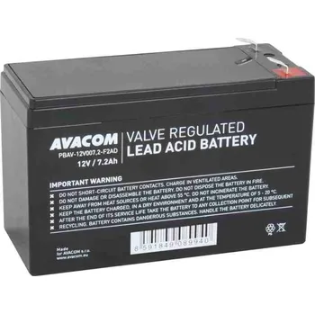 Záložní baterie AVACOM baterie 12V 7,2Ah F2 DeepCycle (PBAV-12V007,2-F2AD)