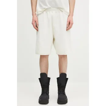 Bavlněné šortky Aries Premium Aged Temple Sweatshort AR3002303 béžová 01X, vel. L