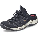 DÁMSKÉ PANTOFLE RIEKER L0567-00 ČERNÁ Barva: ČERNÁ, Velikost: 43