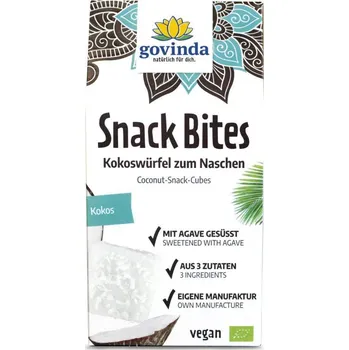Govinda Kokosový snack 100g bio BIO VEGAN BEZLEPEK Množství: 1 ks