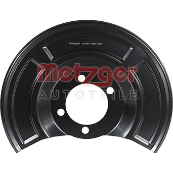Brzdový kotouč Ochranný plech proti rozstřikování, brzdový kotouč METZGER 6115621
