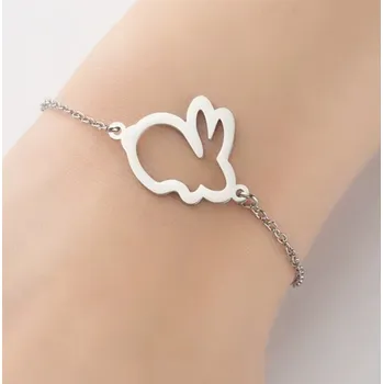 Náramek Náramek králíček - zajíček (ocelový)