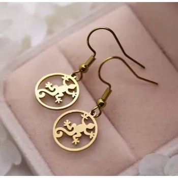 Náušnice Náušnice ještěrka (ocelové) 2 - zl