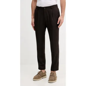 Dámské kalhoty Kalhoty s příměsí vlny Joop! 30043730 hnědá 88X, vel. 52