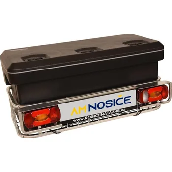 Zavazadlo na motocykl Sestava AM Nosič V4 + přepravní auto - box na zavazadla, vhodné i pro čtyřkolky