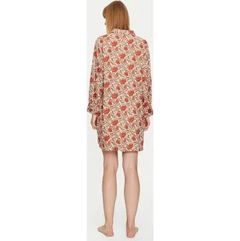 Dámská noční košile Selmark Noční košile P6963 Oranžová Regular Fit 4