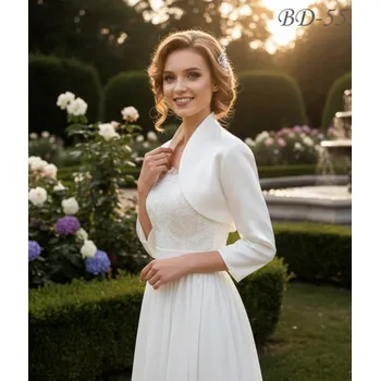 Bolerko Bolerko na svatební šaty - ivory: BD-55 S Vybraná velikost: 36