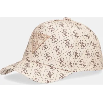 Módní doplněk Dětská bavlněná kšiltovka Guess H5YZ03.WO08O.9BYA béžová 08X, vel. 54/56