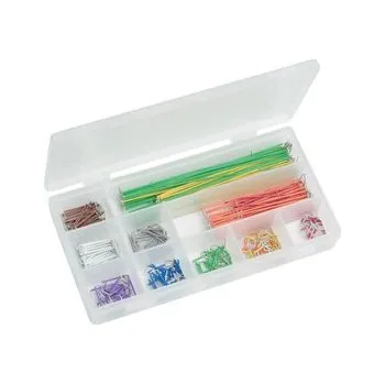 Sada drátových propojek pro nepájivá kontaktní pole.