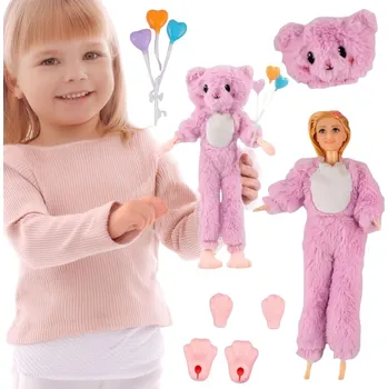 Panenka Woopie WOOPIE ROYAL Růžový medvídek Převleková panenka Zábavní park