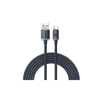 Datový kabel Baseus CAJY000501 Crystal shine, 2m, černý