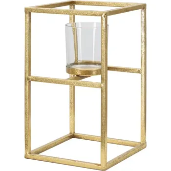 Svícen Svícen Elegant 25 cm zlatý