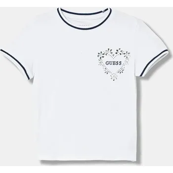 Dívčí tričko Dětské tričko Guess J6RI26.K6YW4.PPY2 bílá 00X, vel. 125-135